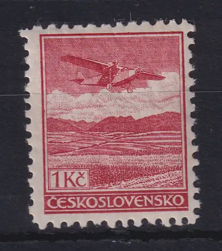 Tschechoslowakei 1930 Flugpostmarke Mi.-Nr. 304B postfrisch **