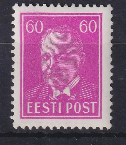 Estland Freimarke 60 Mi.-Nr. 126 ** / MNH