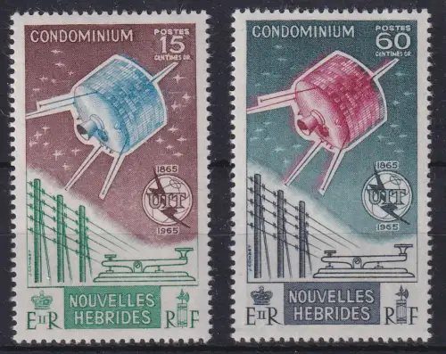 Vanuatu Neue Hebriden 1965 Satellit Mi.-Nr. 210-11 ** / MNH