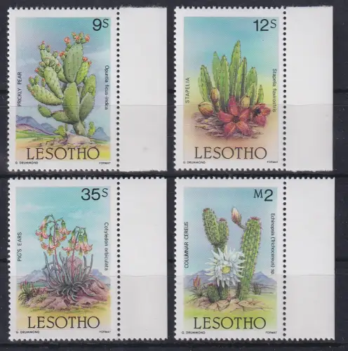 Lesotho 1986 Sukkulenten Mi.-Nr. 560-563 postfrisch **