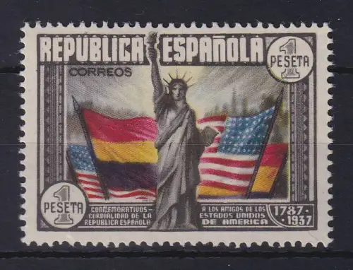 Spanien 1938 Jahrestag der Verfassung der USA Mi.-Nr. 712 postfrisch **