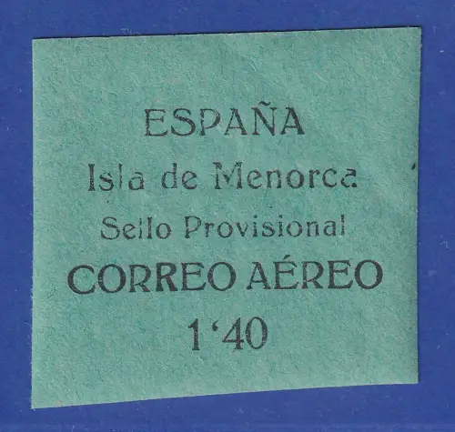 Spanien 1939 Notausgabe Menorca Flugpostmarke Mi.-Nr. 2 postfrisch **