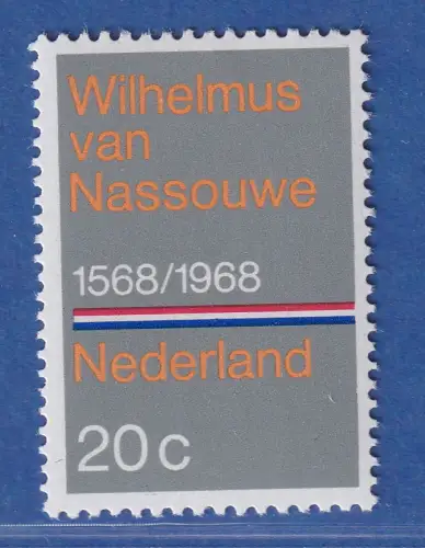 Niederlande 1968 Nationalhymne Wilhelmus Mi.-Nr. 901 ** / MNH