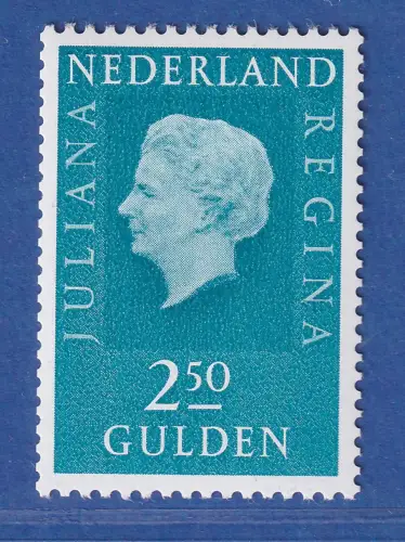 Niederlande 1969 Freimarke 2,50 G Königin Juliana Mi.-Nr. 922 y ** / MNH