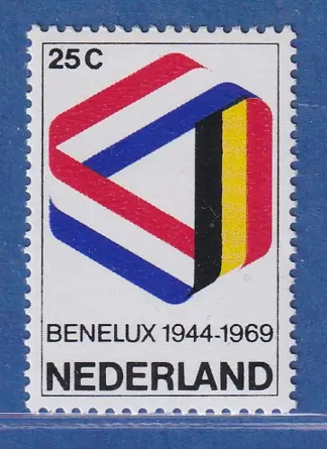 Niederlande 1969 Zollunion BENELUX Flaggenband Mi.-Nr. 926 ** / MNH