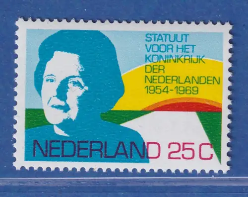 Niederlande 1969 Königin Juliana aufgehende Sonne Mi.-Nr. 933 ** / MNH