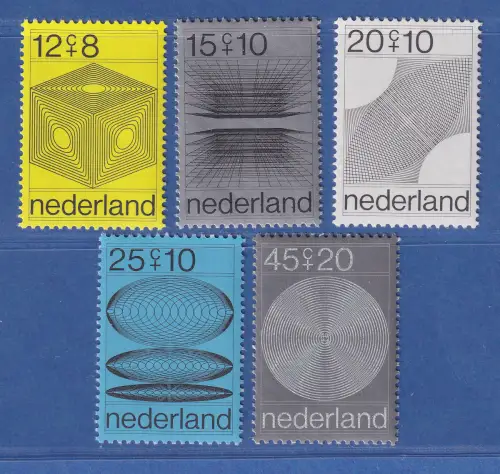 Niederlande 1970 Sommermarken Computergraphiken Mi.-Nr. 936-40 Satz kpl ** / MNH