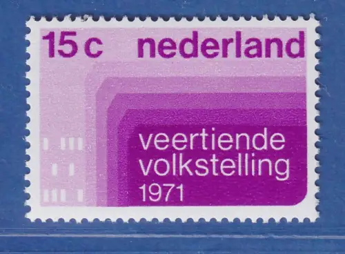 Niederlande 1971 Volkszählung Mi.-Nr. 957 ** / MNH