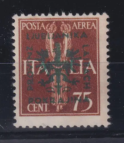 Dt. Besetzung 2.Weltkrieg Laibach 1944 Mi.-Nr. 23 ungebraucht *