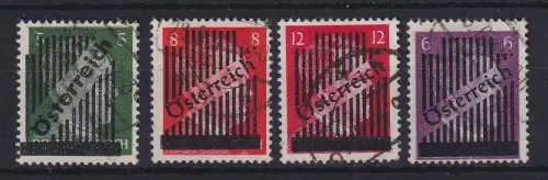 Österreich 1945 1. Wiener Aushilfsausgabe Mi.-Nr. 660-663 mit Gefälligkeits-O