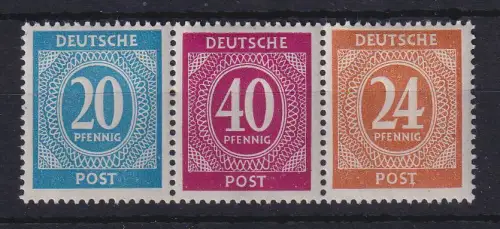 All. Besetzung 1946 Ziffern Zusammendruck Mi.-Nr. 924, 925, 929 A postfrisch **