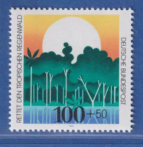 Bundesrepublik 1992 Rettet den tropischen Regenwald Mi.-Nr. 1615 ** MNH