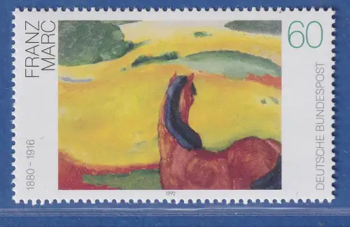 Bundesrepublik 1992 dt. Malerei 20. Jahrhundert Franz Marc Mi.-Nr. 1617 ** MNH
