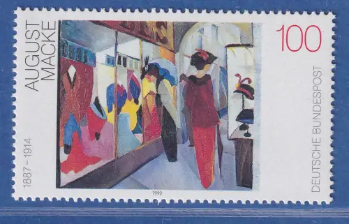 Bundesrepublik 1992 dt. Malerei 20. Jahrhundert August Macke Mi.-Nr. 1618 ** MNH