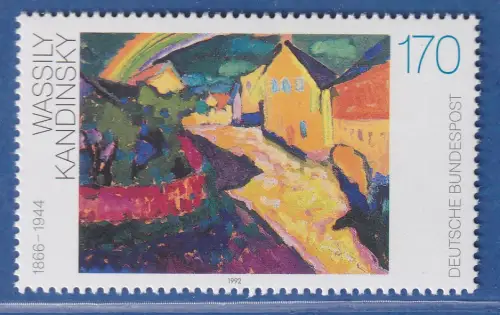 Bundesrepublik 1992 dt. Malerei 20. Jh. Wassily Kandinsky Mi.-Nr. 1619 **/ MNH
