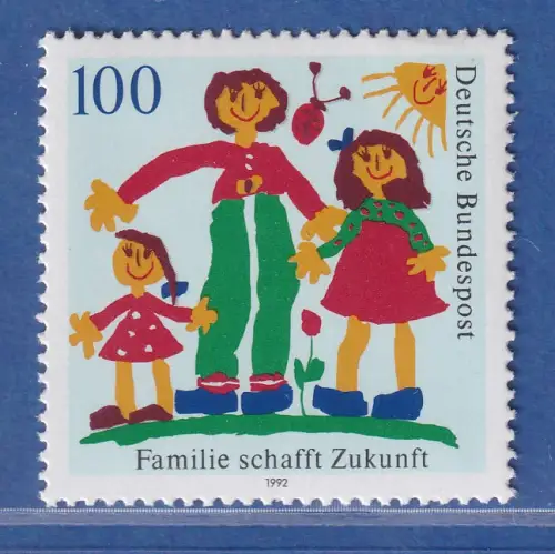 Bundesrepublik 1992 Familie schafft Zukunft Mi.-Nr. 1621 **/ MNH