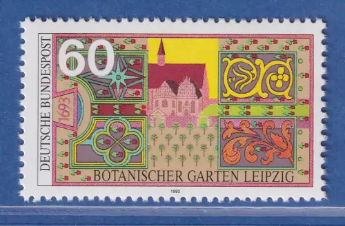 Bundesrepublik 1992 Botanischer Garten Leipzig Mi.-Nr. 1622 **/ MNH 