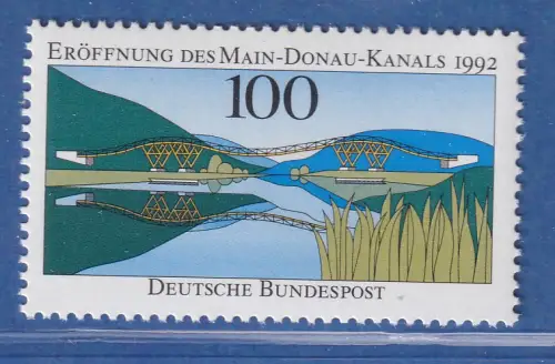 Bundesrepublik 1992 Eröffnung des Main-Donau-Kanals Mi.-Nr. 1630 **/ MNH 