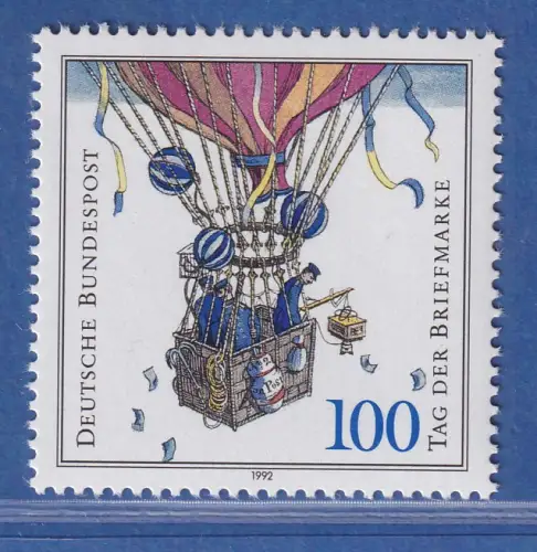 Bundesrepublik 1992 Tag der Briemarke Mi.-Nr. 1638 **/ MNH 