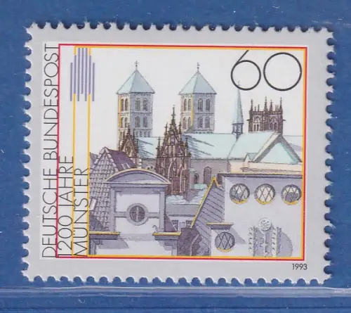 Bundesrepublik 1993 1200 Jahre Münster Mi.-Nr. 1645 **/ MNH
