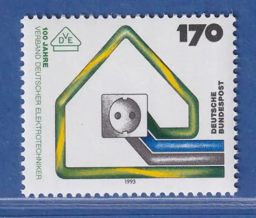 Bundesrepublik 1993 Verband Deutscher Elektrotechniker Mi.-Nr. 1648 **/ MNH