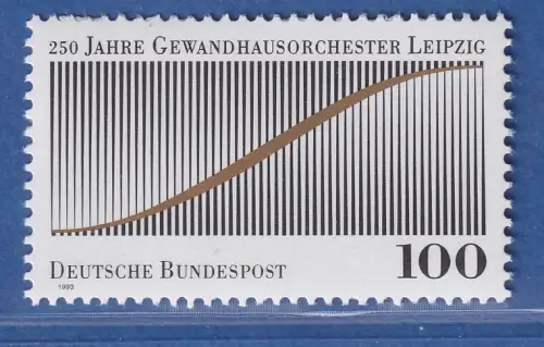 Bundesrepublik 1993  250 Jahre Gewandhausorchester Leipzig Mi.-Nr. 1654 **/ MNH