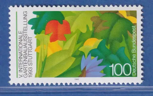 Bundesrepublik 1993 Gartenbauausstellung IGA Stuttgart Mi.-Nr. 1672 **/ MNH