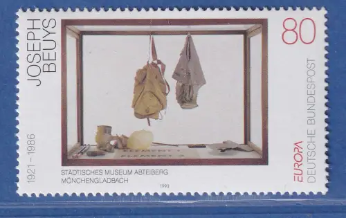 Bundesrepublik 1993 Europa Zeitgenössische Kunst Josef Beuys Mi.-Nr.1673 **/ MNH