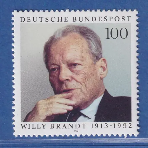 Bundesrepublik 1993  80. Geburtstag von Willy Brandt Mi.-Nr.1706 **/ MNH