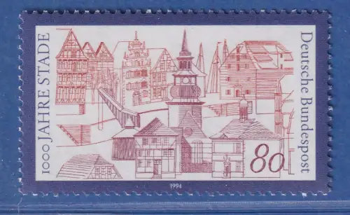 Bundesrepublik 1994 1000 Jahre Stade Mi.-Nr.1709 **/ MNH