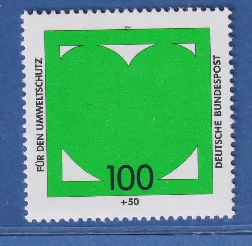 Bundesrepublik 1994 Umweltschutz Mi.-Nr. 1737 **/ MNH