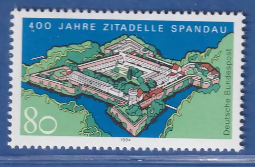 Bundesrepublik 1994 400. Jahre Zitadelle Spandau Mi.- Nr. 1739 **/ MNH