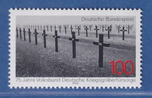 Bundesrepublik 1994 Volksbund dt. Kriegsgräberfürsorge Mi.-Nr. 1768 ** MNH