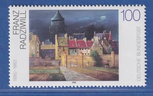 Bundesrepublik 1995 dt. Malerei des 20. Jh. Franz Radziwill Mi.-Nr. 1774 ** MNH