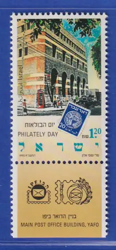 Israel 1990 Tag der Briefmarke Mi.-Nr. 1176 mit Tab postfrisch **