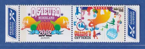 Niederlande 2002 EUROPA Zirkus Mi.-Nr. 2011-12 ** / MNH