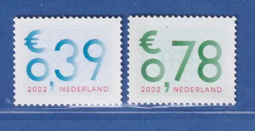 Niederlande 2002 Freimarken für Standardbriefe Mi.-Nr. 2024-25 ** / MNH