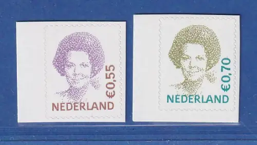 Niederlande 2003 Freimarken Beatrix 0.55 - 0.70 € Mi.-Nr. 2070-71 ** / MNH