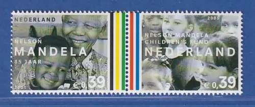 Niederlande 2003 Nelsen Mandela Mi.-Nr. 2136-37 ** / MNH
