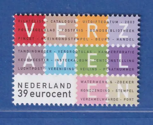 Niederlande 2003 Verband der Briemarkenhändler und Sammler Mi.-Nr. 2150 ** / MNH