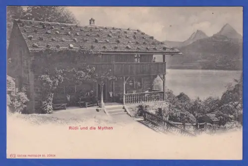 Alte AK Rütli-Haus am Vierwaldstätter See 