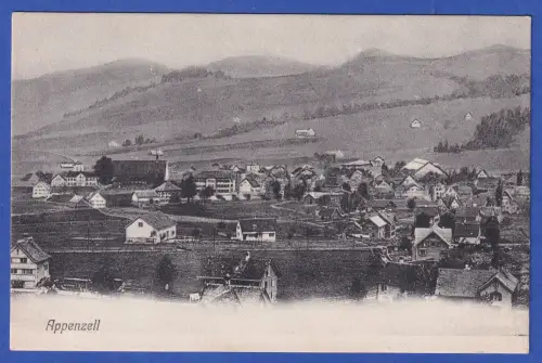 Alte AK Appenzell Ortsansicht