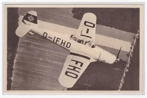 [Propagandapostkarte] Propagandakarte Unsere Wehrmacht Arado Ar 96A (Übungsflugzeug mit einer Ar 96), ungebraucht. 