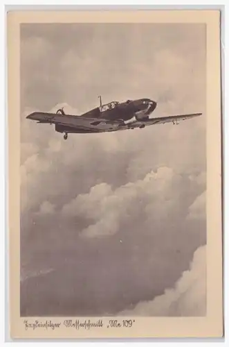 [Propagandapostkarte] Propagandakarte Jagteinsitzer Messerschmitt "Me 109", ungebraucht. 