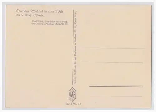[Propagandapostkarte] Deutscher Blutadel aus aller Welt; W. Willrich. 