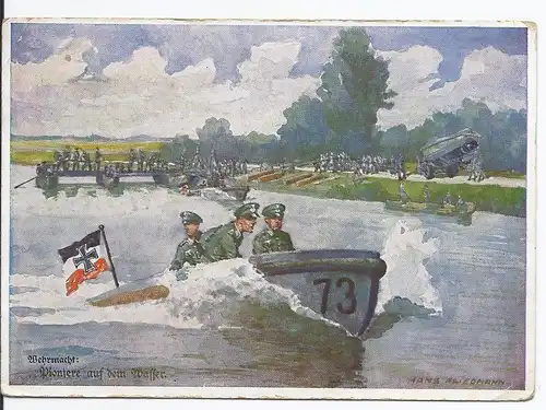 [Propagandapostkarte] Die Postkarte der Wehrmacht. 