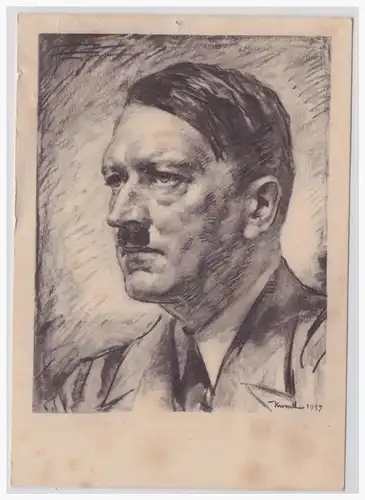 [Propagandapostkarte] Reichsleitung NSDAP, Unser Führer. 