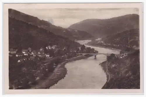 [Echtfotokarte schwarz/weiß] Heidelberg. 