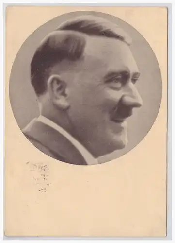 [Propagandapostkarte] DT-Reich (001418) Propagandakarte aus der Serie Männer der Zeit "Unser Führer Adolf Hitler" mit Sonderstempel Wien. 