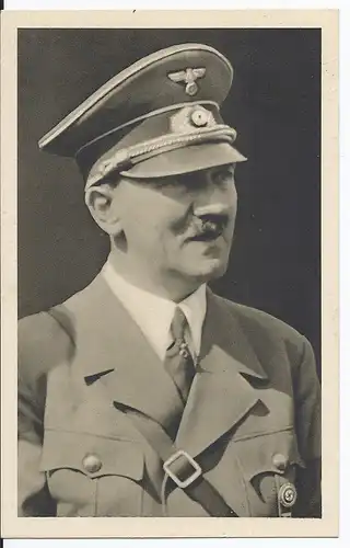 WK II Sudetenland (001435) Propagandakarte Adolf Hitler mit Befeiungsstempel Jägersdorf
